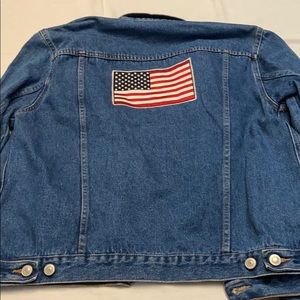 American Flag Jean Jacket